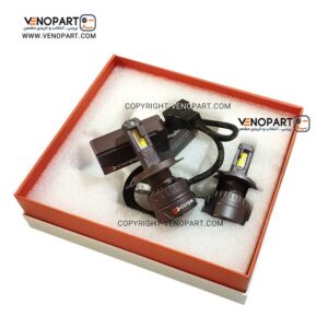 هدلایت دورنگ HiGH Power VX5 پایهH4 دوکنتاکت 200W (نور بالا سفید،پایین آفتابی فابریک) اورجینال | گارانتی